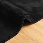 vidaXL Alfombra de pelo corto suave lavable HUARTE negro 200x280 cm vidaXL Alfombra de pelo corto suave lavable HUARTE negro 200x280 cm