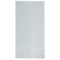 vidaXL Alfombra de pelo corto suave lavable HUARTE azul 100x200 cm