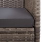 vidaXL Juego de comedor para jardín 5 piezas gris vidaXL Juego de comedor para jardín 5 piezas gris