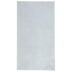 vidaXL Alfombra de pelo corto suave lavable HUARTE azul 60x110 cm