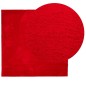 vidaXL Alfombra de pelo corto suave lavable HUARTE rojo 160x160 cm vidaXL Alfombra de pelo corto suave lavable HUARTE rojo 160x160 cm