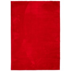 vidaXL Alfombra de pelo corto suave lavable HUARTE rojo 240x340 cm