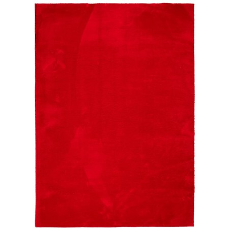 vidaXL Alfombra de pelo corto suave lavable HUARTE rojo 240x340 cm