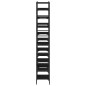 vidaXL Estantería madera de ingeniería negra 127,5x28,5x172,5 cm vidaXL Estantería madera de ingeniería negra 127,5x28,5x172,5 cm
