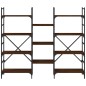 vidaXL Estantería madera de ingeniería roble marrón 160x28,5x136,5 cm vidaXL Estantería madera de ingeniería roble marrón 160x28,5x136,5 cm