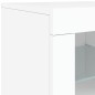 vidaXL Aparador con luces LED blanco 202x37x67 cm vidaXL Aparador con luces LED blanco 202x37x67 cm