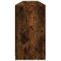 vidaXL Aparador con luces LED roble ahumado 181,5x37x67 cm vidaXL Aparador con luces LED roble ahumado 181,5x37x67 cm