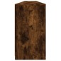 vidaXL Aparador con luces LED roble ahumado 283x37x67 cm vidaXL Aparador con luces LED roble ahumado 283x37x67 cm