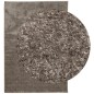 vidaXL Alfombra pelo largo aspecto brillante ISTAN gris 140x200 cm