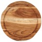 vidaXL Tabla de cortar madera maciza de acacia Ø25x2,5 cm vidaXL Tabla de cortar madera maciza de acacia Ø25x2,5 cm