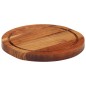 vidaXL Tabla de cortar madera maciza de acacia Ø25x2,5 cm vidaXL Tabla de cortar madera maciza de acacia Ø25x2,5 cm