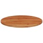 vidaXL Tablero de mesa redondo madera maciza de acacia Ø80x2,5 cm