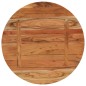 vidaXL Tablero de mesa redondo madera maciza de acacia Ø80x2,5 cm