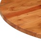 vidaXL Tablero de mesa redondo madera maciza de acacia Ø80x2,5 cm