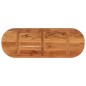 vidaXL Tablero de mesa ovalado madera maciza de acacia 140x50x2,5 cm vidaXL Tablero de mesa ovalado madera maciza de acacia 140x50x2,5 cm
