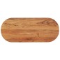 vidaXL Tablero de mesa ovalado madera maciza de acacia 100x40x3,8 cm vidaXL Tablero de mesa ovalado madera maciza de acacia 100x40x3,8 cm
