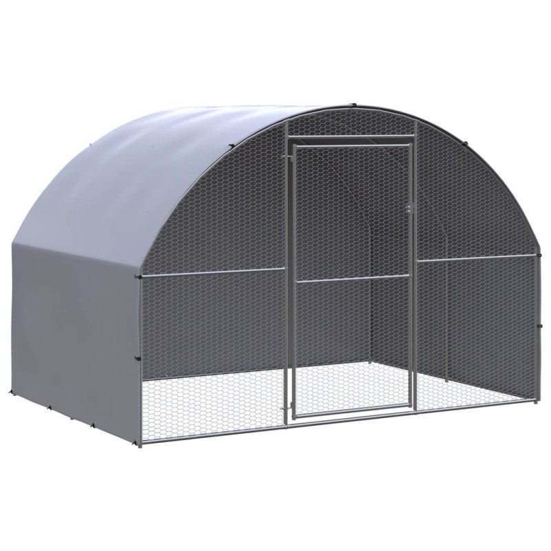 vidaXL Gallinero de exterior de acero galvanizado 3x2x2 m vidaXL Gallinero de exterior de acero galvanizado 3x2x2 m