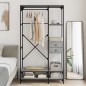 vidaXL Armario con cajones madera ingeniería gris Sonoma 100x40x180 cm vidaXL Armario con cajones madera ingeniería gris Sonoma 100x40x180 cm