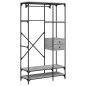 vidaXL Armario con cajones madera ingeniería gris Sonoma 100x40x180 cm vidaXL Armario con cajones madera ingeniería gris Sonoma 100x40x180 cm