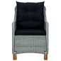 vidaXL Juego de comedor para jardín 3 piezas gris claro vidaXL Juego de comedor para jardín 3 piezas gris claro