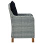 vidaXL Juego de comedor para jardín 3 piezas gris claro vidaXL Juego de comedor para jardín 3 piezas gris claro