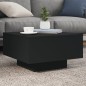 vidaXL Mesa de centro madera de ingeniería negro 55x55x31 cm vidaXL Mesa de centro madera de ingeniería negro 55x55x31 cm