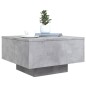 vidaXL Mesa de centro con luces LED gris hormigón 55x55x31 cm vidaXL Mesa de centro con luces LED gris hormigón 55x55x31 cm