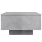 vidaXL Mesa de centro con luces LED gris hormigón 55x55x31 cm vidaXL Mesa de centro con luces LED gris hormigón 55x55x31 cm