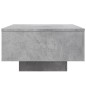 vidaXL Mesa de centro con luces LED gris hormigón 55x55x31 cm vidaXL Mesa de centro con luces LED gris hormigón 55x55x31 cm