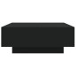 vidaXL Mesa de centro con luces LED negro 80x80x31 cm vidaXL Mesa de centro con luces LED negro 80x80x31 cm