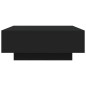 vidaXL Mesa de centro con luces LED negro 80x80x31 cm vidaXL Mesa de centro con luces LED negro 80x80x31 cm