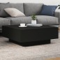 vidaXL Mesa de centro madera de ingeniería negro 80x80x31 cm vidaXL Mesa de centro madera de ingeniería negro 80x80x31 cm