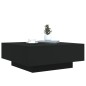 vidaXL Mesa de centro madera de ingeniería negro 80x80x31 cm vidaXL Mesa de centro madera de ingeniería negro 80x80x31 cm