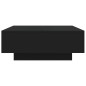 vidaXL Mesa de centro madera de ingeniería negro 80x80x31 cm vidaXL Mesa de centro madera de ingeniería negro 80x80x31 cm