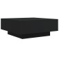 vidaXL Mesa de centro madera de ingeniería negro 80x80x31 cm vidaXL Mesa de centro madera de ingeniería negro 80x80x31 cm