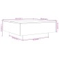 vidaXL Mesa de centro madera de ingeniería negro 80x80x31 cm vidaXL Mesa de centro madera de ingeniería negro 80x80x31 cm