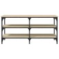 vidaXL Banco zapatero madera de ingeniería roble Sonoma 100x38,5x49 cm vidaXL Banco zapatero madera de ingeniería roble Sonoma 100x38,5x49 cm