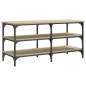 vidaXL Banco zapatero madera de ingeniería roble Sonoma 100x38,5x49 cm vidaXL Banco zapatero madera de ingeniería roble Sonoma 100x38,5x49 cm