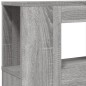 vidaXL Cabecero LED madera ingeniería gris Sonoma 200x18,5x103,5 cm vidaXL Cabecero LED madera ingeniería gris Sonoma 200x18,5x103,5 cm