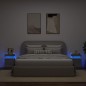vidaXL Mesitas de noche con luces LED 2 uds gris Sonoma 35x39x55 cm vidaXL Mesitas de noche con luces LED 2 uds gris Sonoma 35x39x55 cm