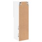 vidaXL Mueble para TV con luces LED blanco 30,5x30x102 cm vidaXL Mueble para TV con luces LED blanco 30,5x30x102 cm