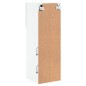vidaXL Mueble para TV con luces LED blanco 30,5x30x90 cm