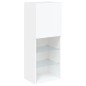 vidaXL Mueble para TV con luces LED blanco 40,5x30x102 cm vidaXL Mueble para TV con luces LED blanco 40,5x30x102 cm
