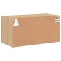 vidaXL Mueble de TV de pared madera ingeniería roble Sonoma 60x30x30cm vidaXL Mueble de TV de pared madera ingeniería roble Sonoma 60x30x30cm