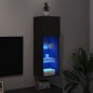vidaXL Mueble para TV con luces LED negro 30,5x30x90 cm vidaXL Mueble para TV con luces LED negro 30,5x30x90 cm