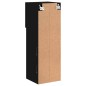 vidaXL Mueble para TV con luces LED negro 30,5x30x90 cm vidaXL Mueble para TV con luces LED negro 30,5x30x90 cm