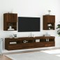 vidaXL Mueble para TV con luces LED roble marrón 40,5x30x60 cm vidaXL Mueble para TV con luces LED roble marrón 40,5x30x60 cm
