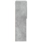 vidaXL Mueble para TV con luces LED gris hormigón 40,5x30x102 cm