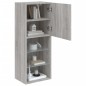 vidaXL Mueble para TV con luces LED gris Sonoma 40,5x30x102 cm vidaXL Mueble para TV con luces LED gris Sonoma 40,5x30x102 cm