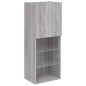 vidaXL Mueble para TV con luces LED gris Sonoma 40,5x30x102 cm vidaXL Mueble para TV con luces LED gris Sonoma 40,5x30x102 cm
